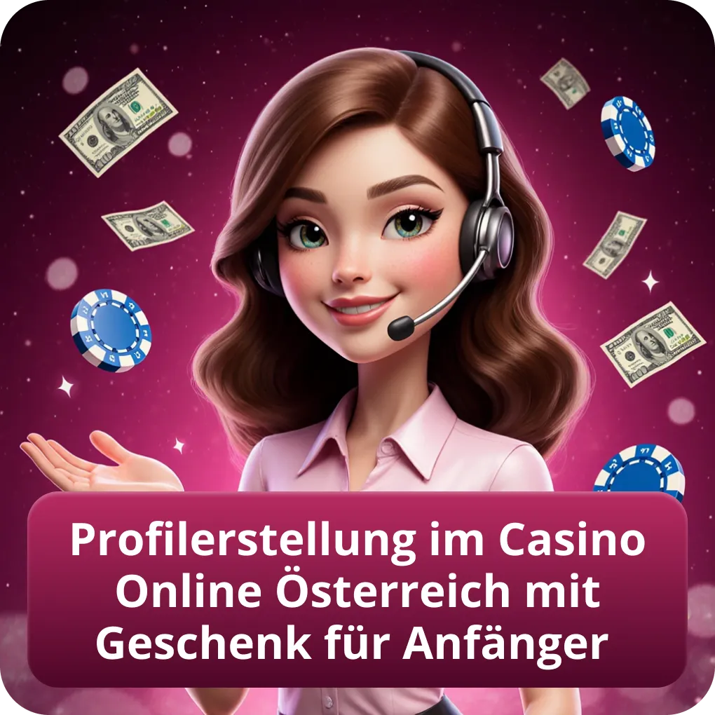 Profilerstellung im Casino Online Österreich mit Geschenk für Anfänger